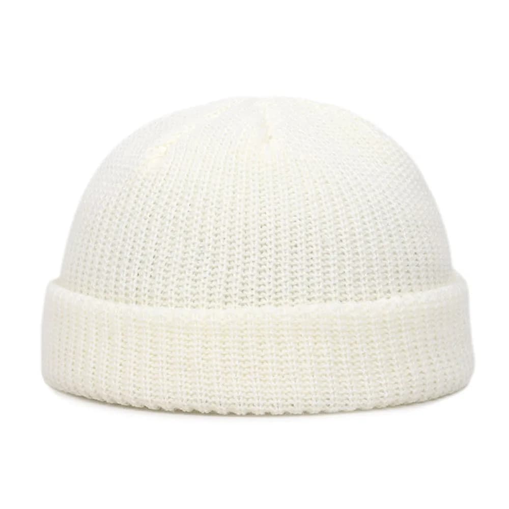 Wool Knit Beanie Cap