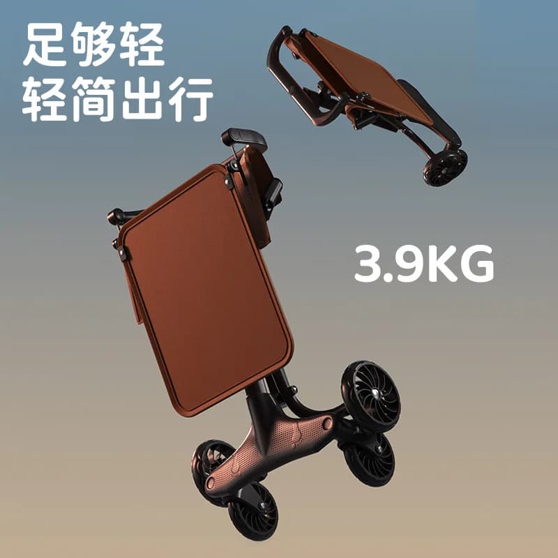 Lightweight Foldable Baby Walker Stroller