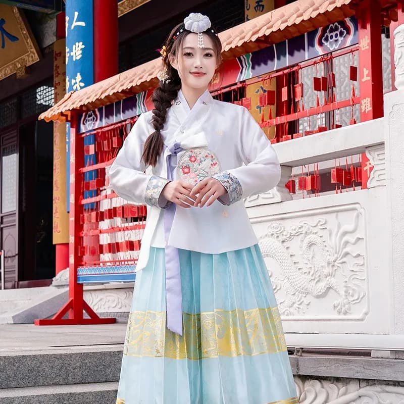 Traditional Korean Hanbok Dress