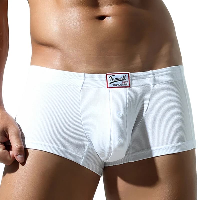 Men's Flat Front Synthetic Cotton Boxers