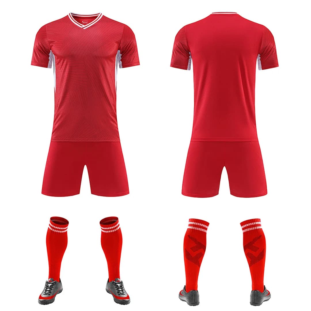 Unisex Blank Soccer Jersey Set