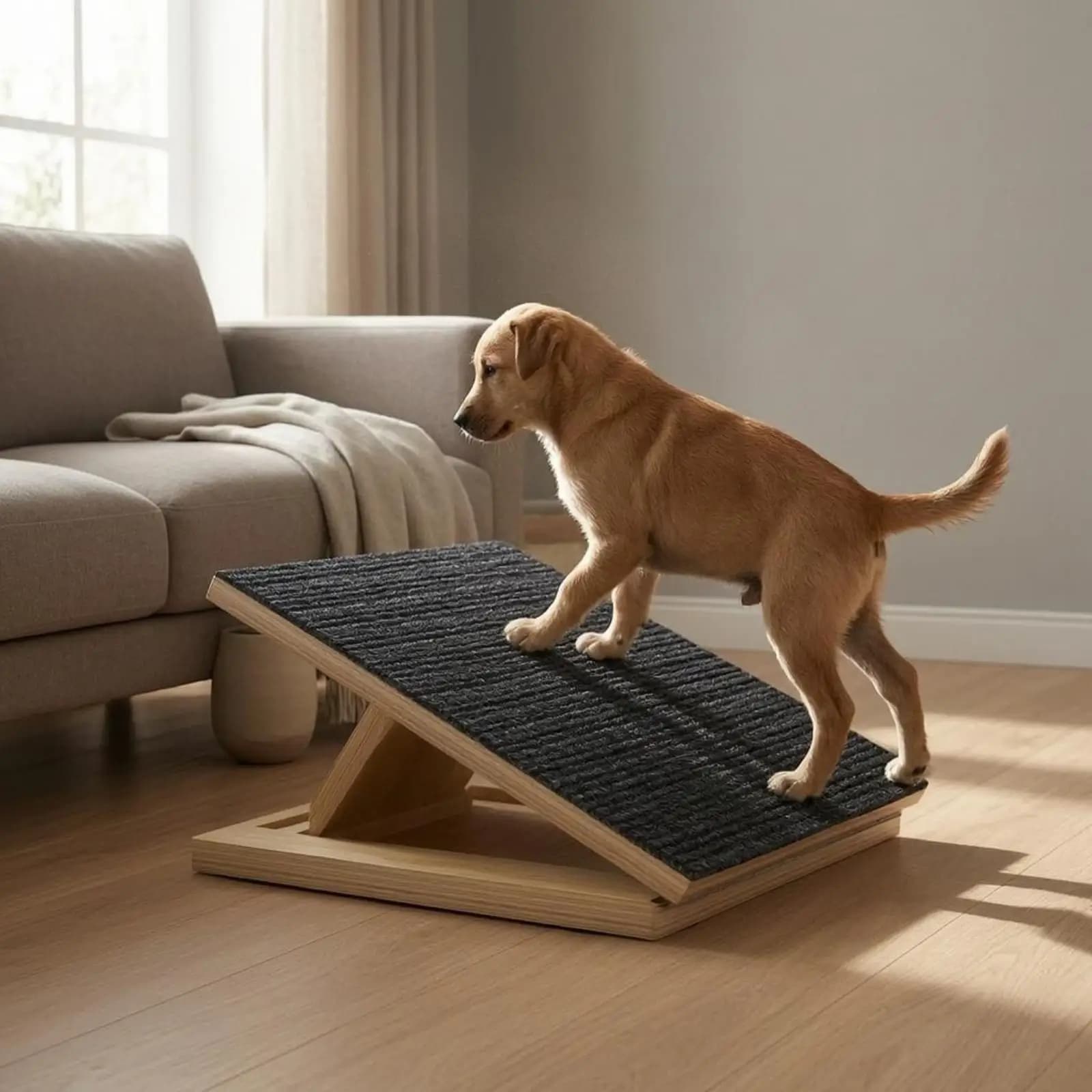 Adjustable Wooden Pet Ramp
