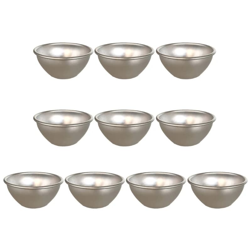 Nonstick Aluminum Muffin and Tart Molds, Pack of 10
