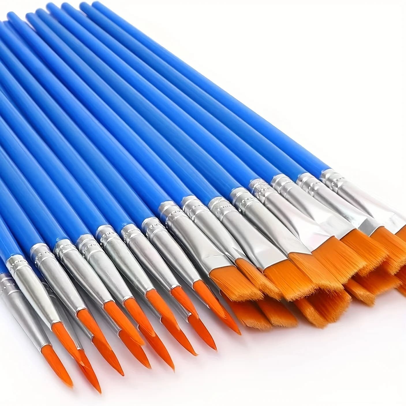 100-Piece Brush Set Wide and Round Head