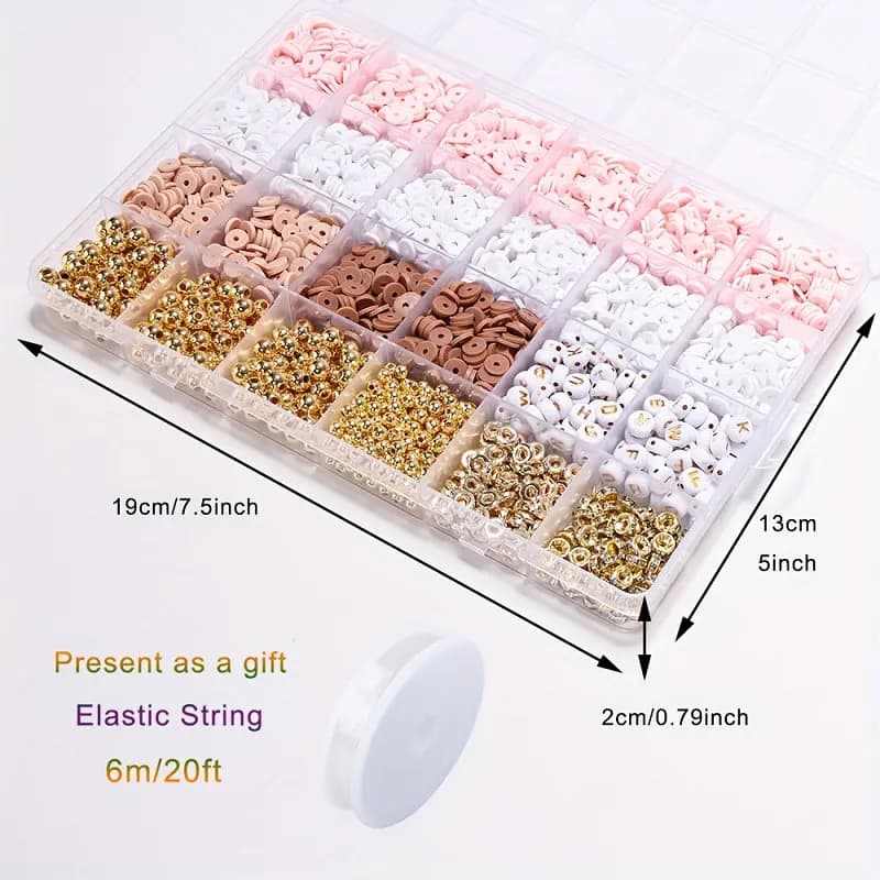 DIY Polymer Clay Beads Bracelet Making Kit