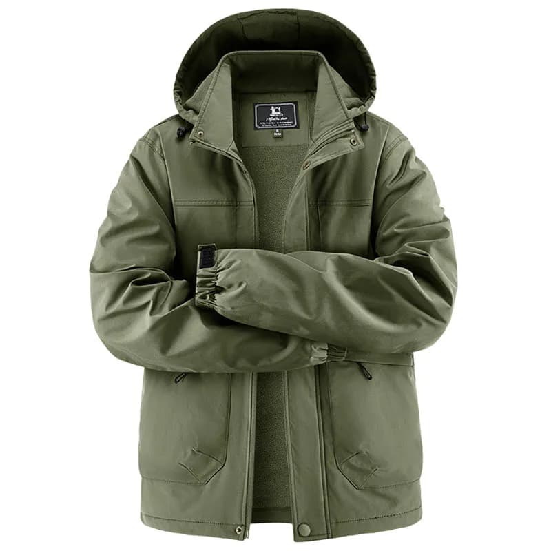 Men's Windproof Waterproof Winter Cargo Jacket