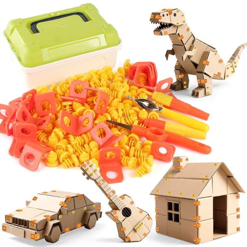 Cardboard Construction Tool Kit for Kids