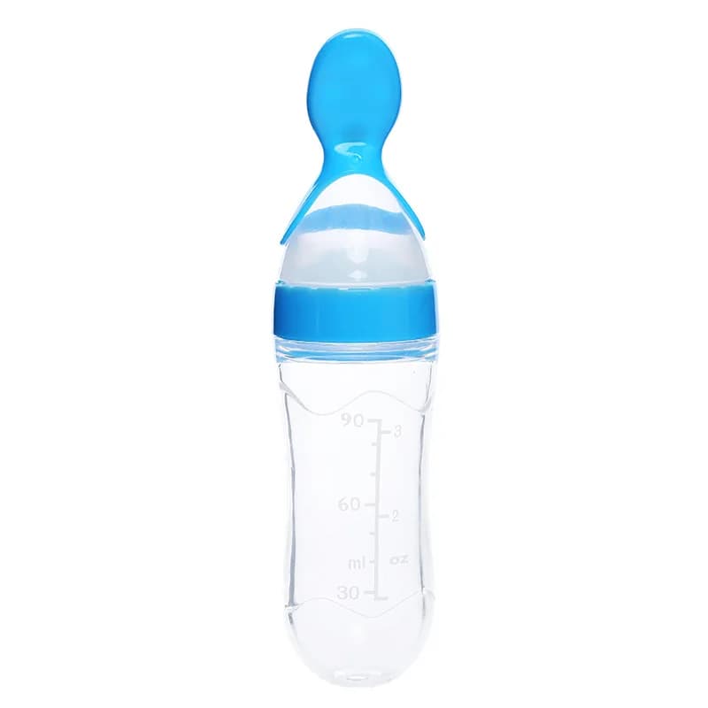 Baby Feeding Bottle with Spoon Feeder