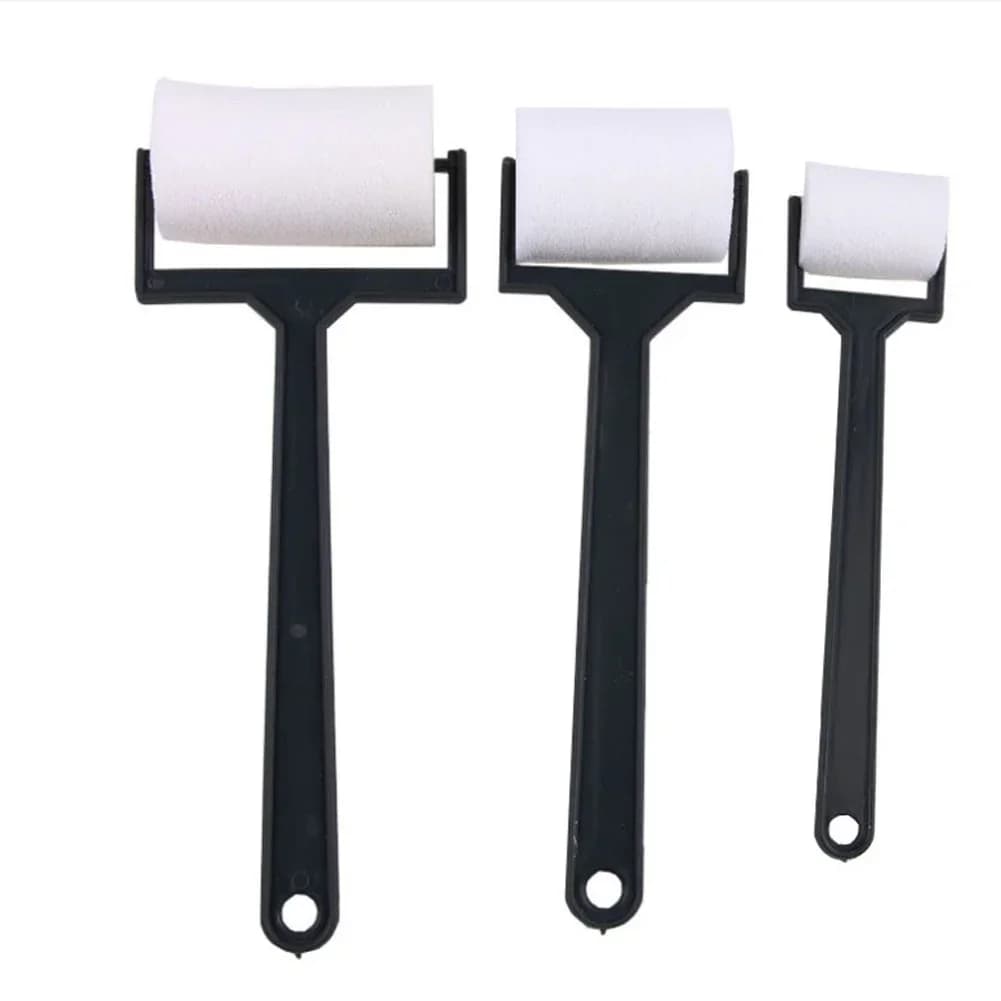 Sponge Paint Roller Brush Set, 3-Piece