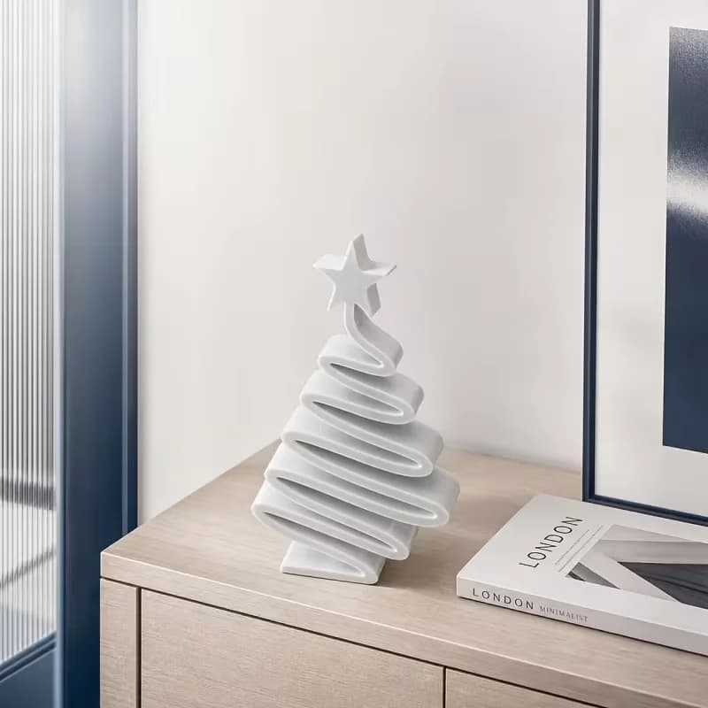 Minimalist Christmas Tree Desktop Ornament