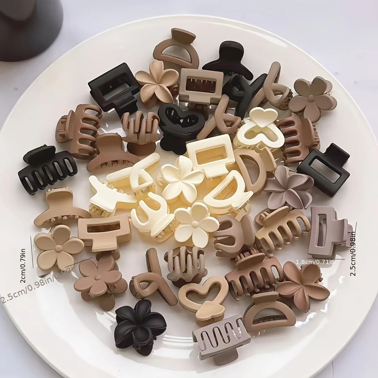 Assorted Hair Clips Set of 20