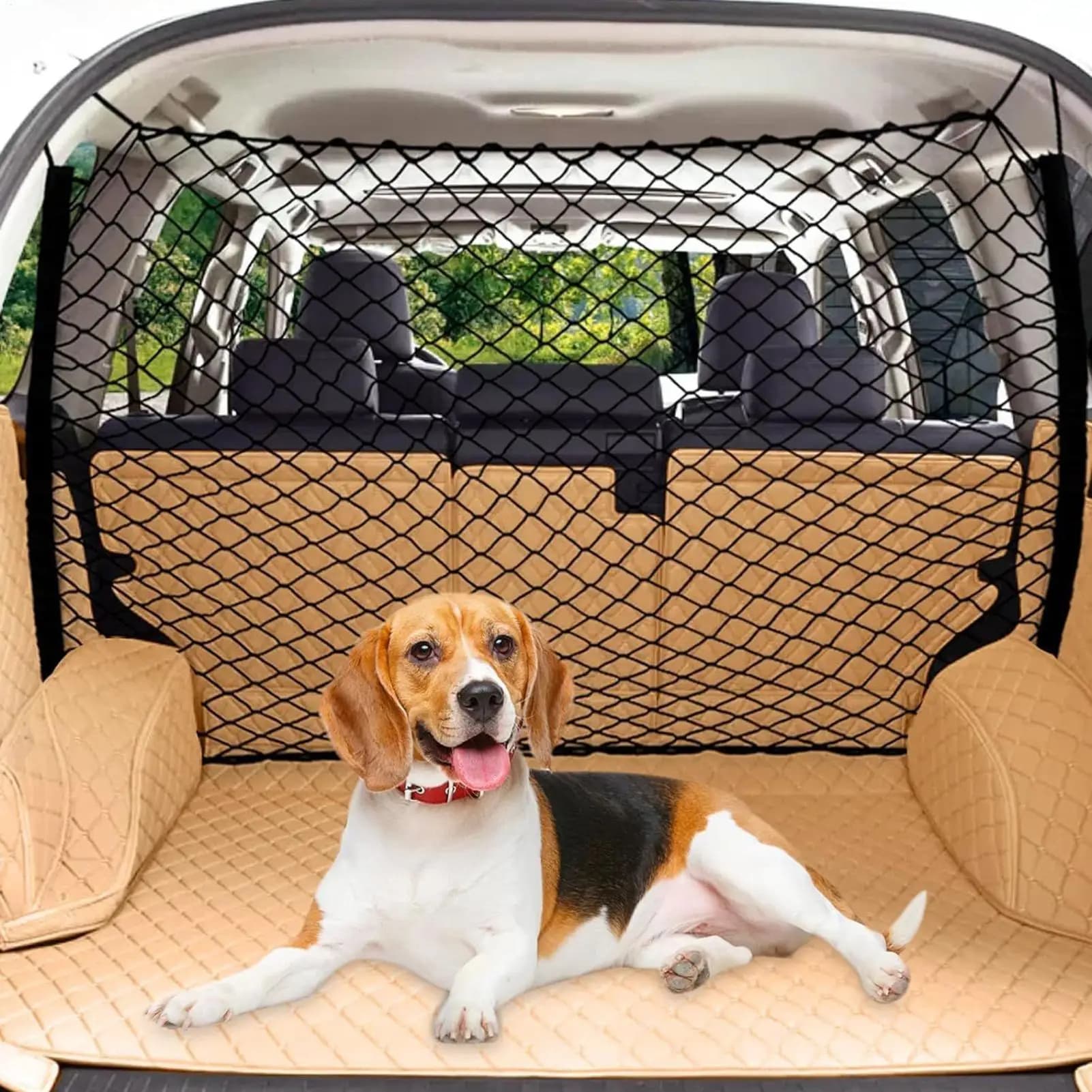 Escape-Proof Dog Car Barrier