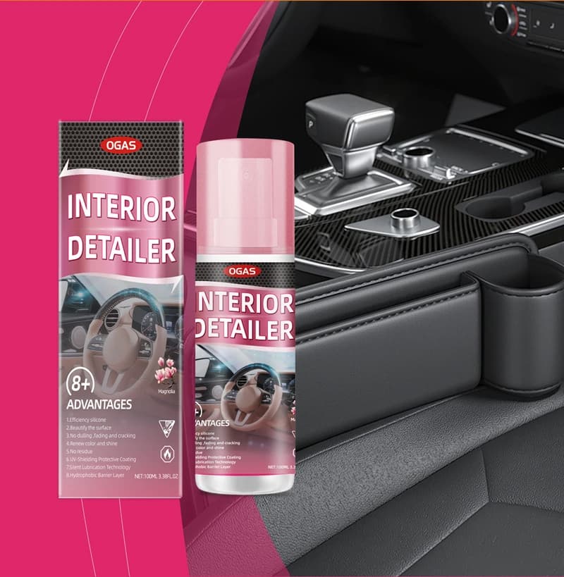 Car Interior Cleaner, Vehicle Interior Polish, 100ml Car Interior Cleaner, Detailer Spray, Total Car Interior Cleaner