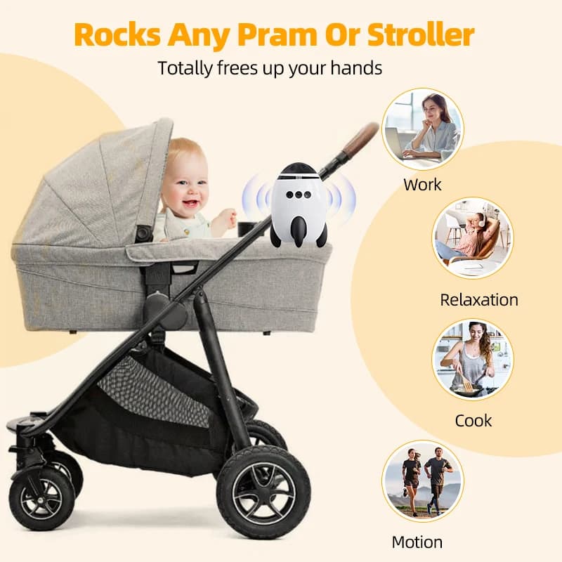 Rechargeable Baby Stroller Rocker