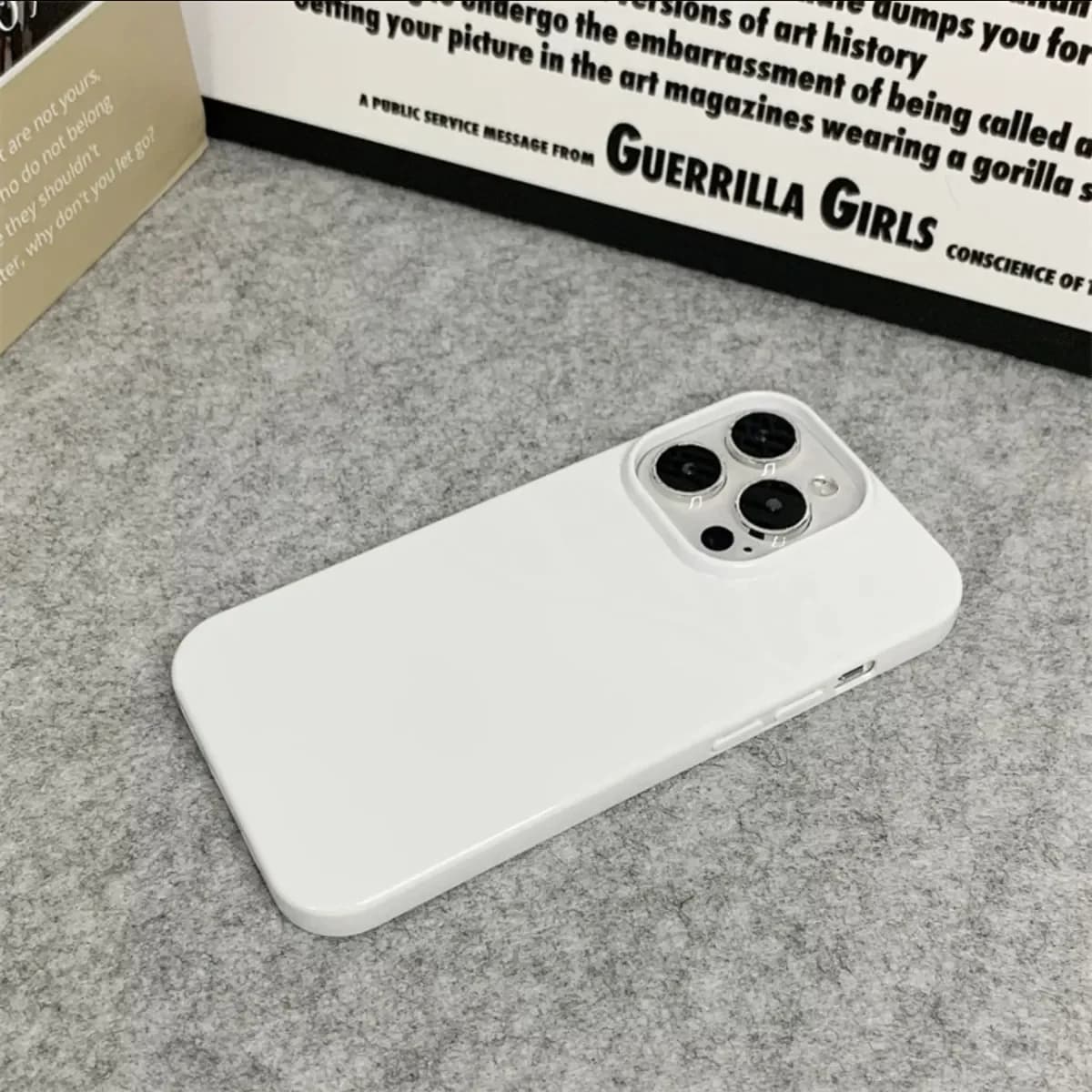 Korean Ins Style Retro White Polka Dot Kawaii Phone Case For iPhone 16 E 15 14 13 12 11 Pro Max XR XS X 7 8 Plus MINI Y2K Cover