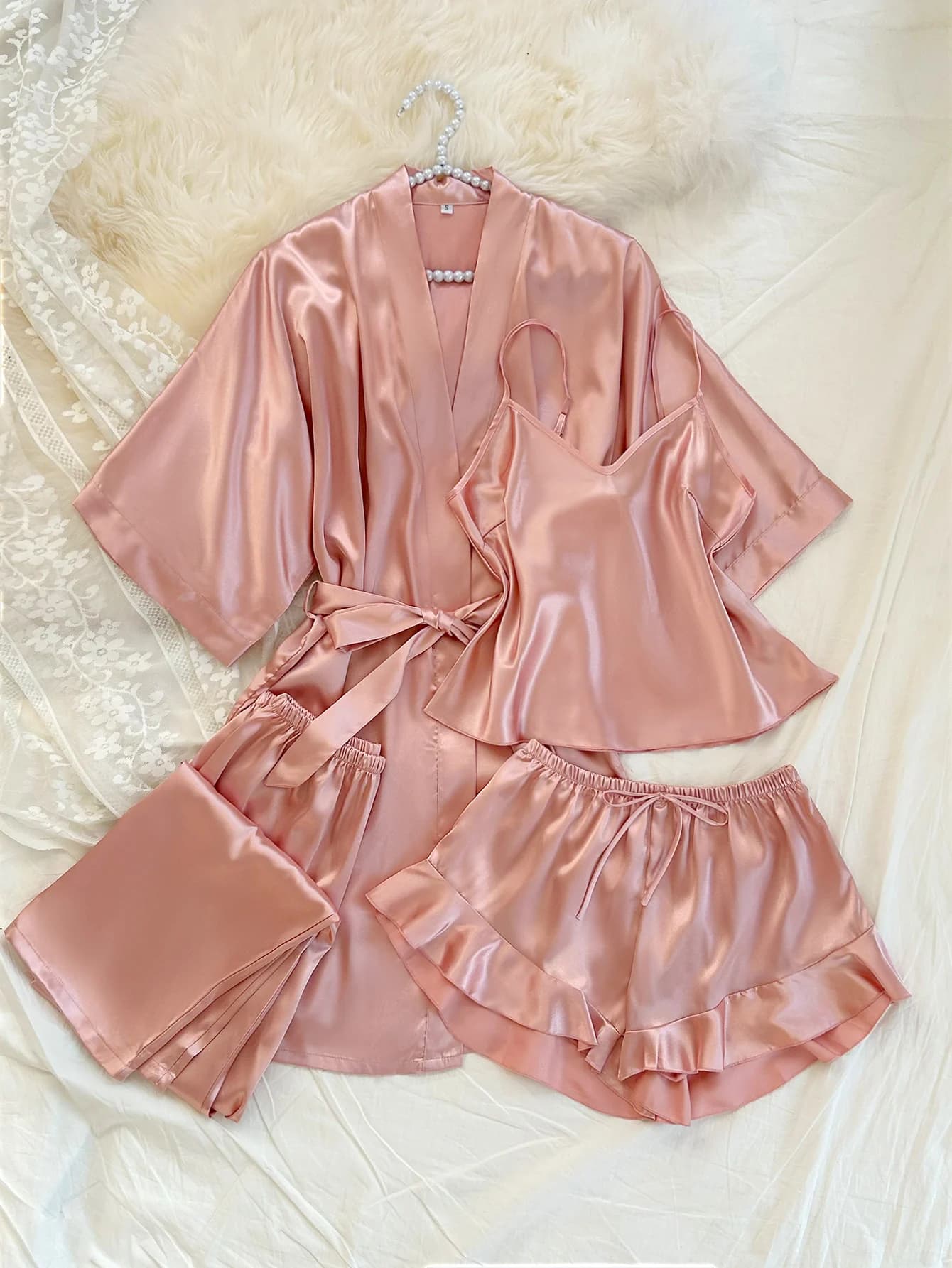 Women's Half-Sleeve Pajama Shorts Set