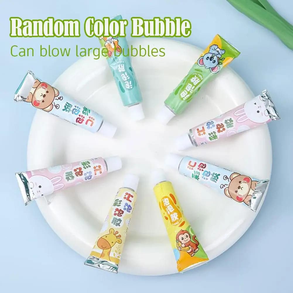 Bubble Blowing Gel Tube Super-Sized Bubbles