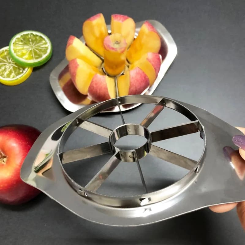 Kitchen Gadgets Stainless Steel Comfort Handle Divider Apple Cutter Vegetable Fruit Tools