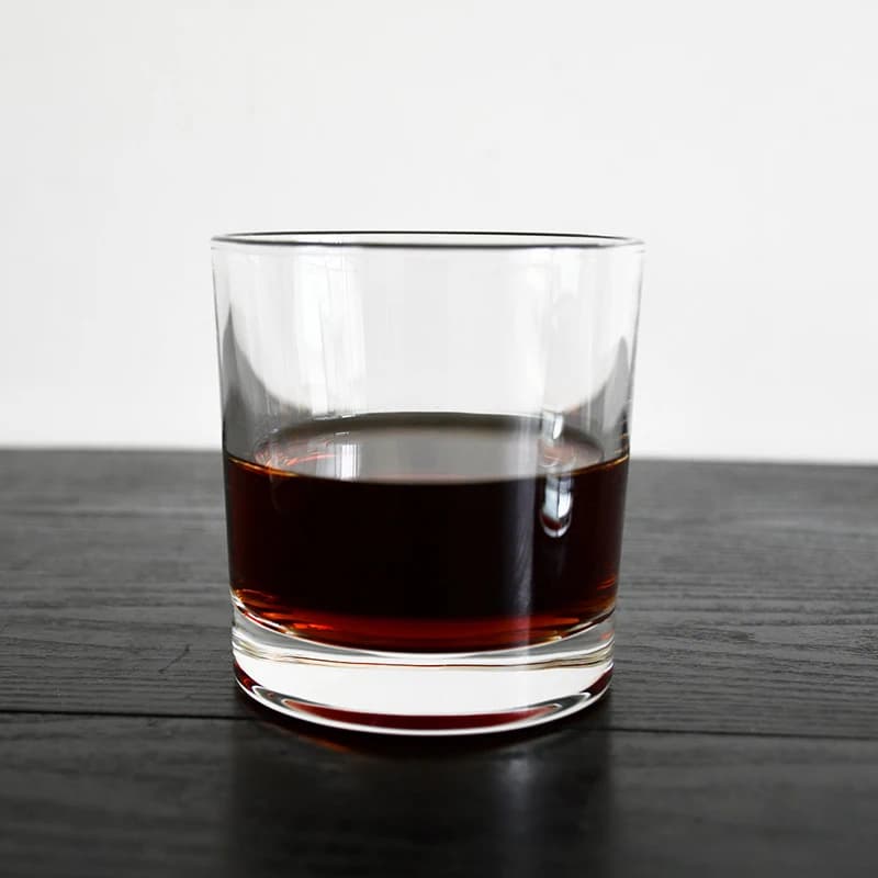 Clear Tumbler Glasses with Modern Lines 285ml
