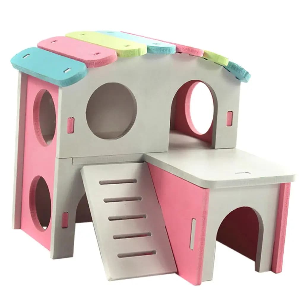 Wooden Small Animal Hideaway Playhouse