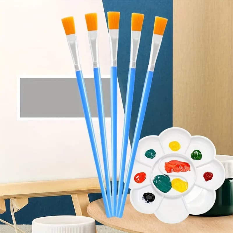 100-Piece Brush Set Wide and Round Head