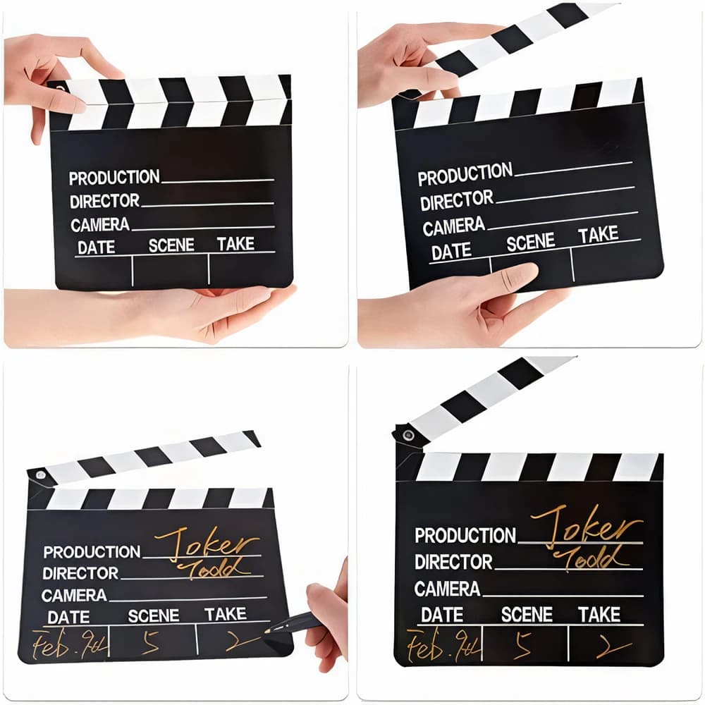 Movie Clapperboard Party Prop
