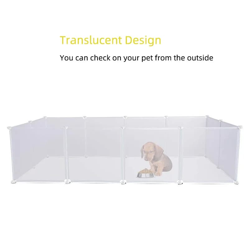 Modular Pet Playpen Fence Panel System