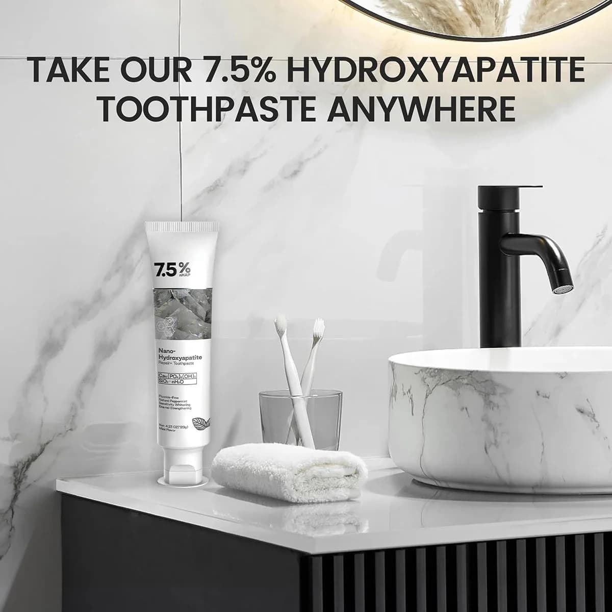 Nano Hydroxyapatite Fluoride-Free Toothpaste