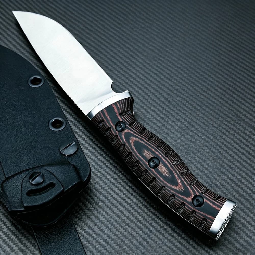 853 Portable Outdoor Activities Gear Camping Fishing Climbing Essential Wilderness Adventure Rock Climbing Fixed Knife EDC Tools