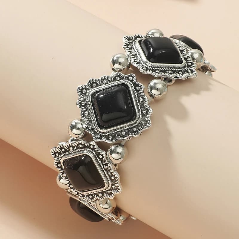 Bohemian Beaded Stretch Bracelet