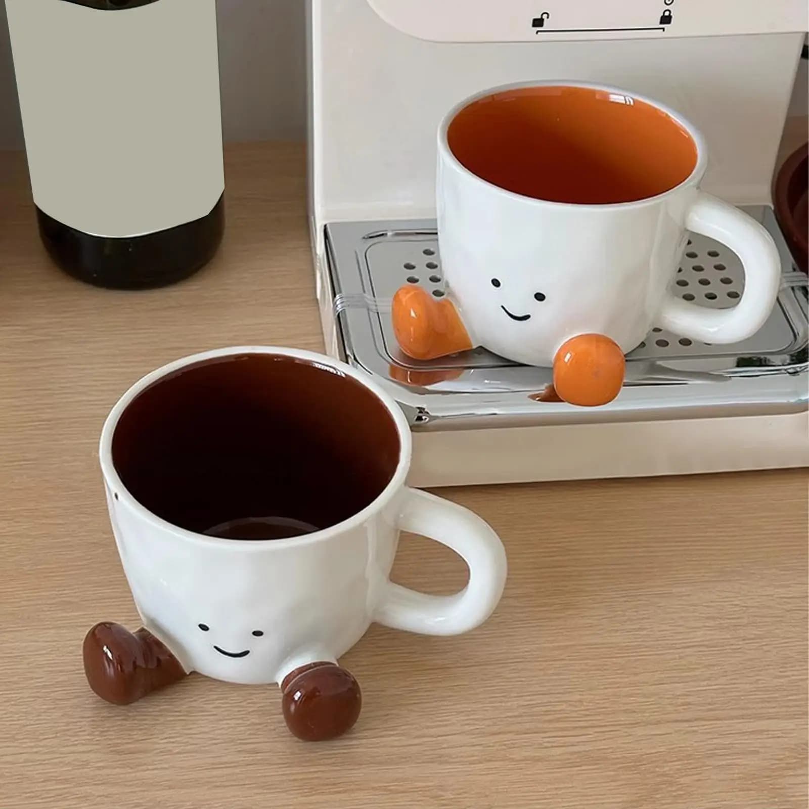 Funny Coffee Mug Adorable Home Kitchen Drinkware Ceramic Coffee Tea Cups for Wine Latte Water Hot Cocoa Cold Hot Drinks