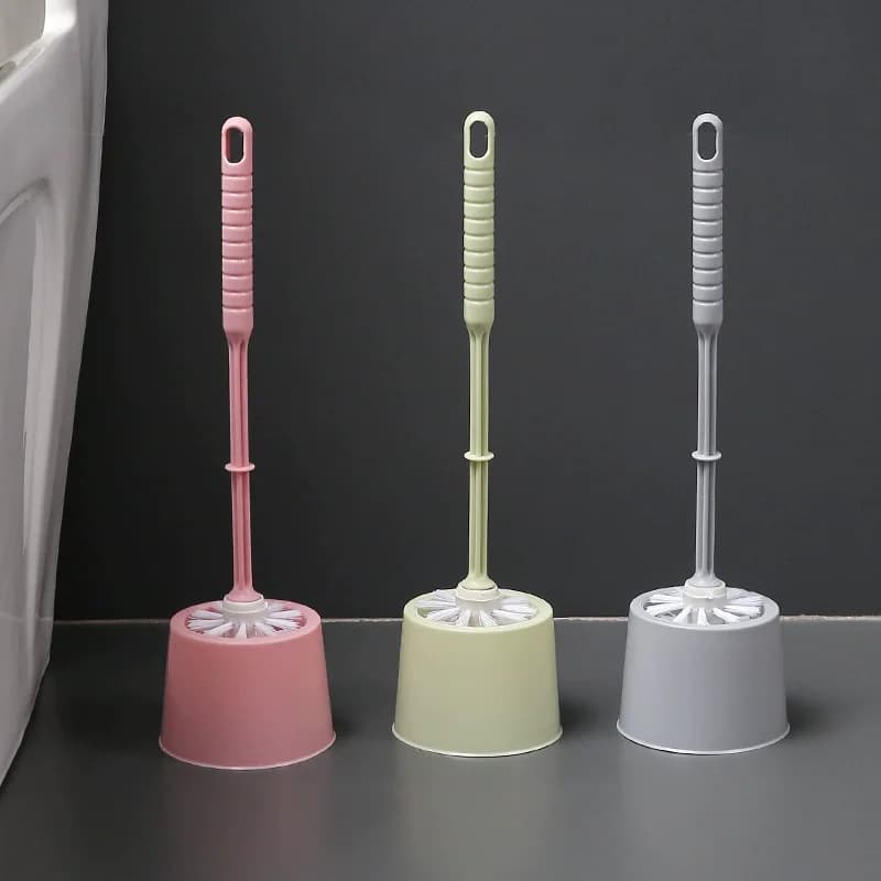 Long Handle Toilet Brush with Stain Removal