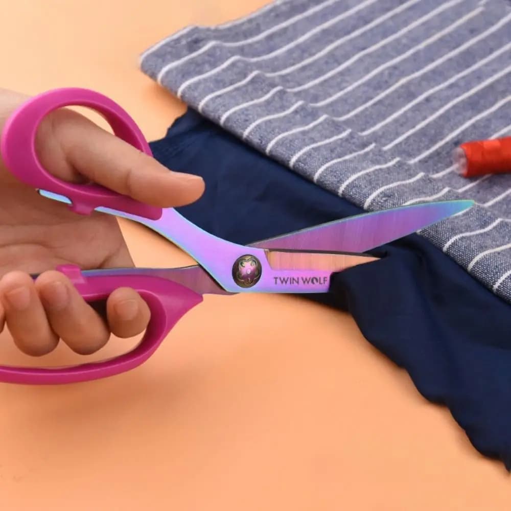 Left-Handed Titanium Fabric Scissors