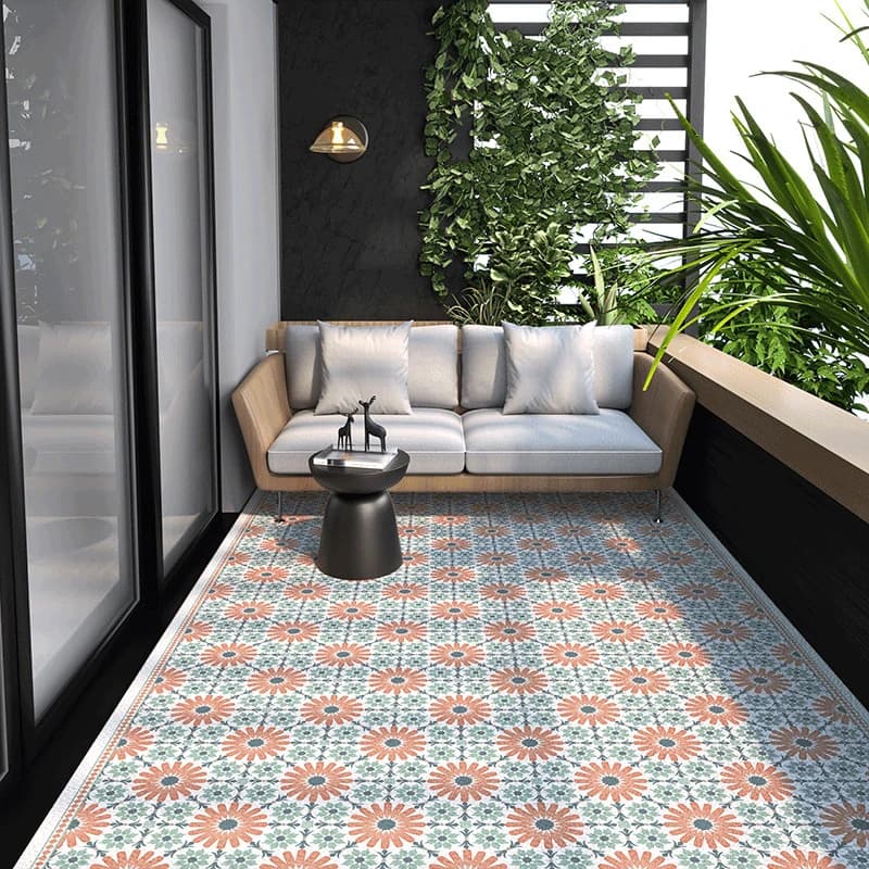 PVC Outdoor Balcony and Kitchen Rug