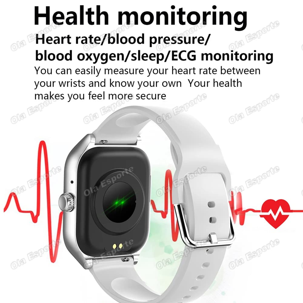 Smart Watch For Android IOS Watches 2.01inch HD Display Bluetooth Call Message Alert Music Sports Mode Smartwatch Men Women HW12