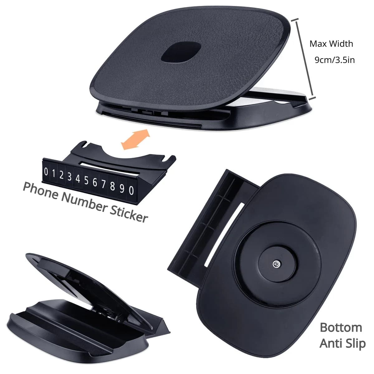 Cell Phone Mount for Car Dashboard Auto Phone Holder Mount Universal Cars 360 Rotatable Mobile Phone Stand For Vehicle Supplies
