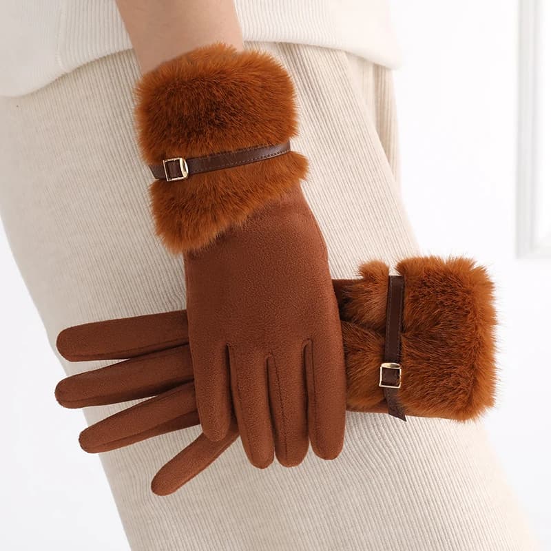 Women's Winter Gloves with Fleece Lining