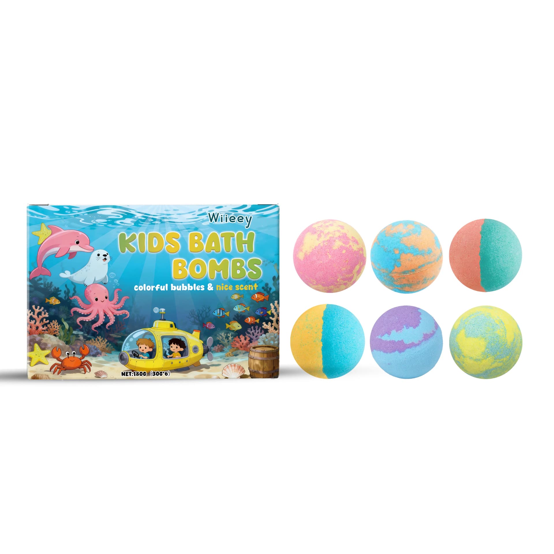 Bath Bombs Set with Surprise Toys Inside