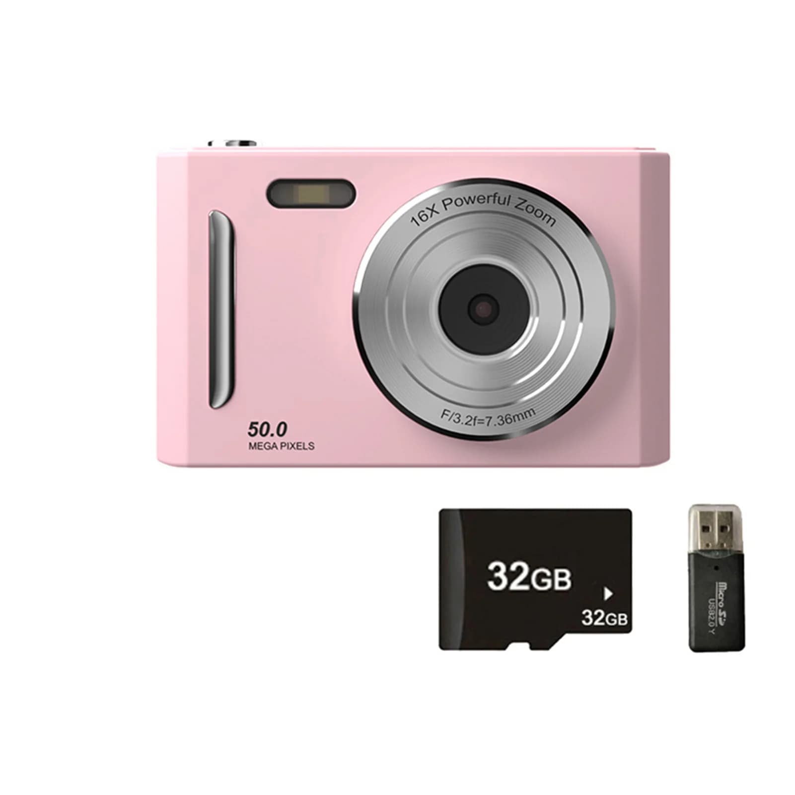 4K Dual Camera with Auto Focus and LED Fill Light