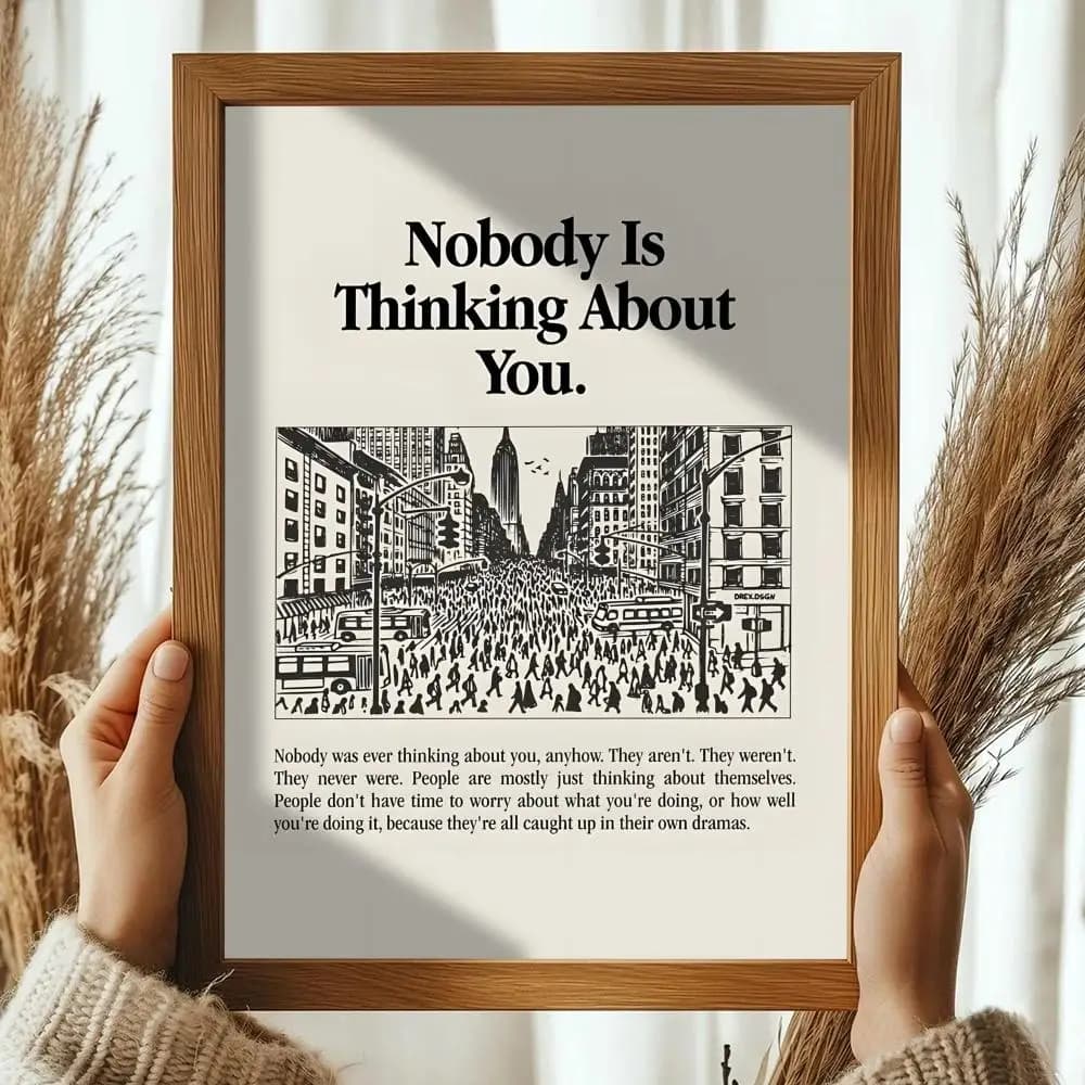 Home decor Life attitude quotes Poster HD art sticky wall waterproof home living room bedroom bar aesthetic decoration