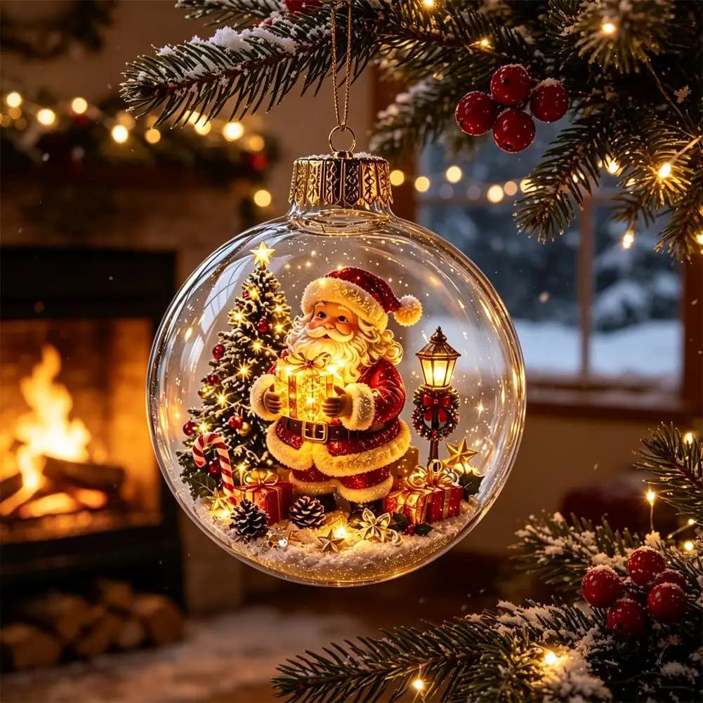 Glowing Christmas Story Ornament