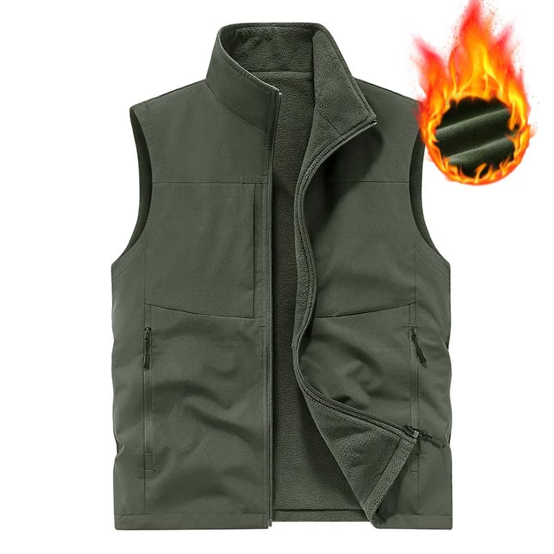 Men's Double-Sided Fleece Vest