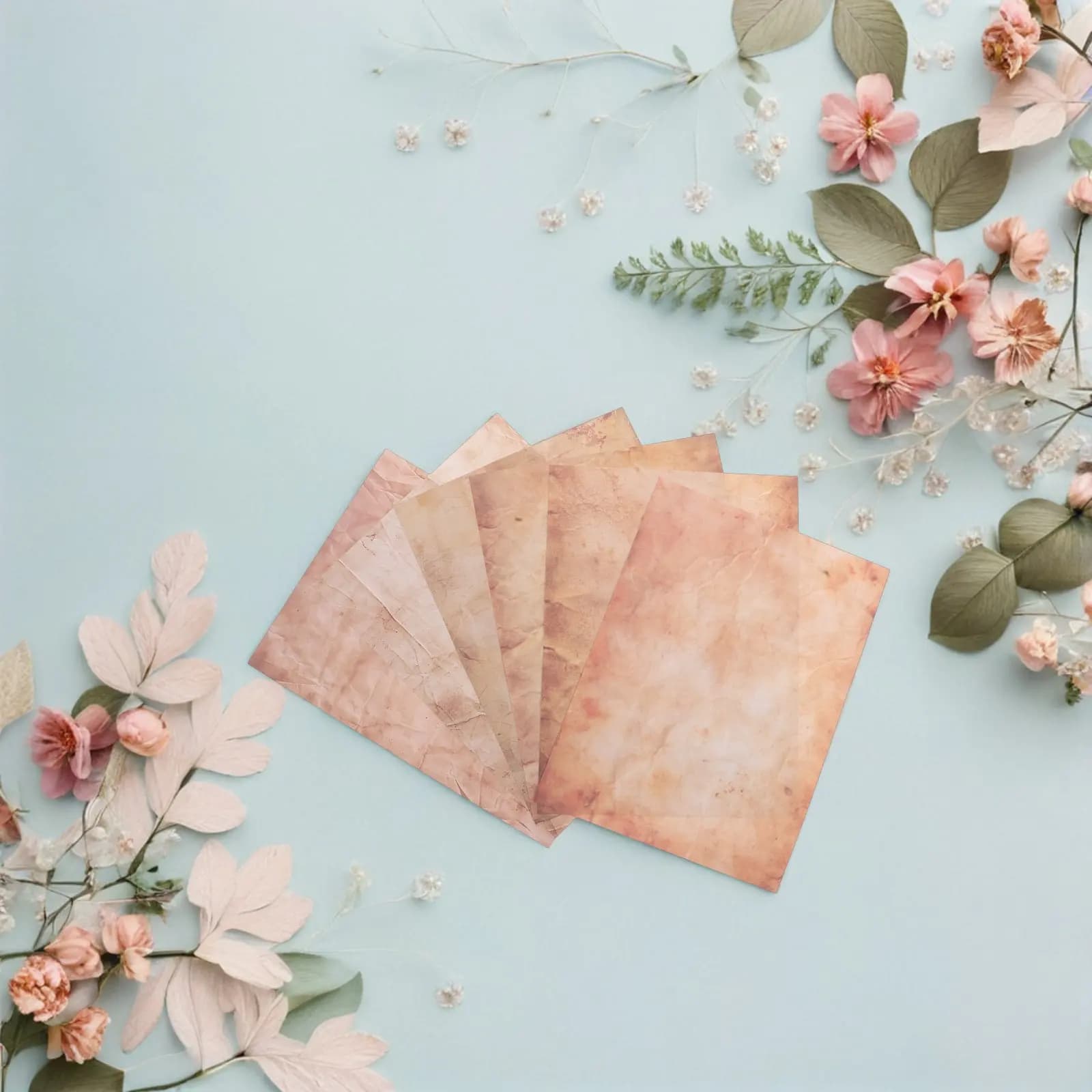 Vintage Parchment Paper A4 Double-Sided 48 Sheet