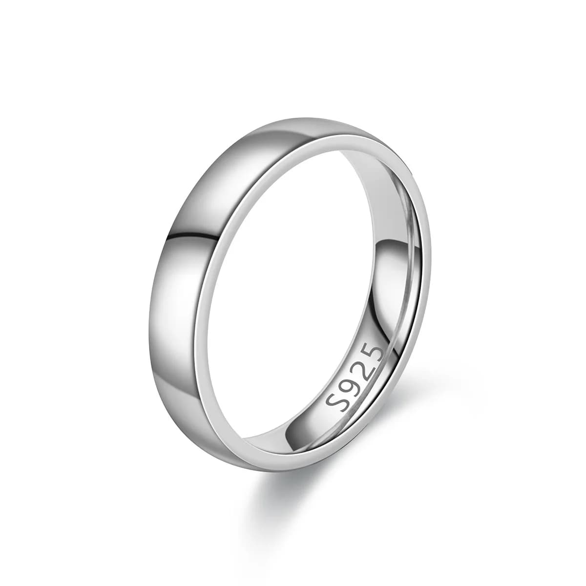 Gold-Plated Stainless Steel Couple's Wedding Ring