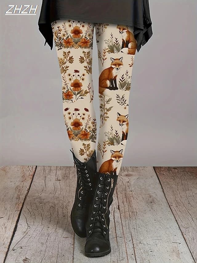 Women's Ethnic Graphic Animal Leggings