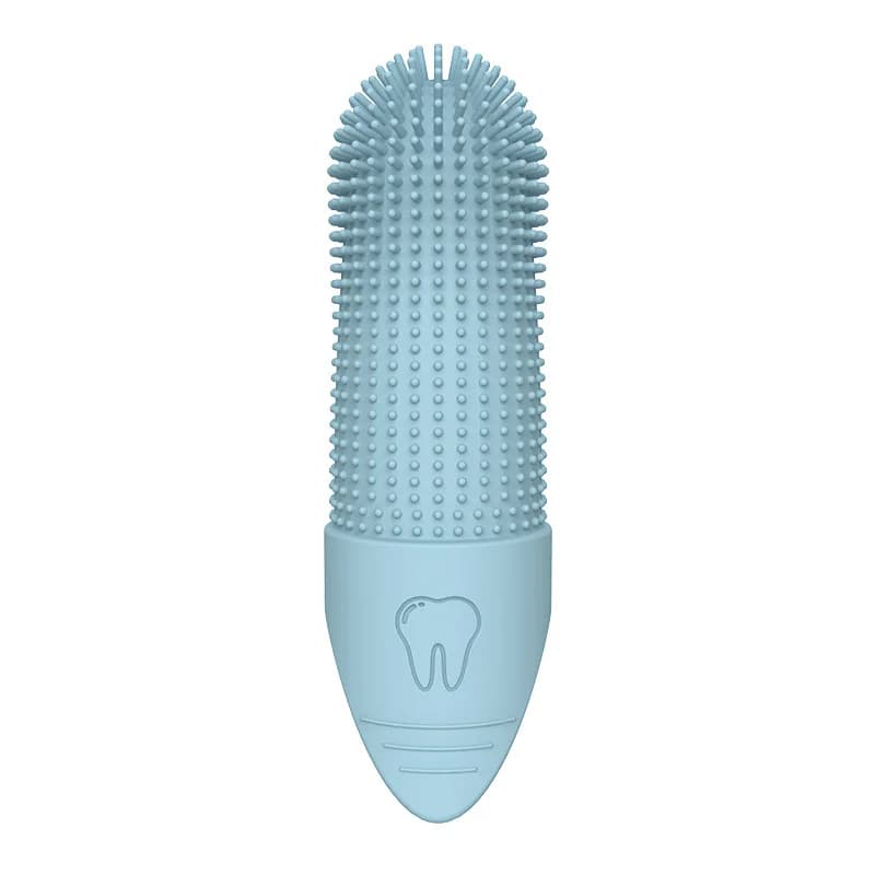 360-Degree Silicone Finger Toothbrush for Dogs & Cats