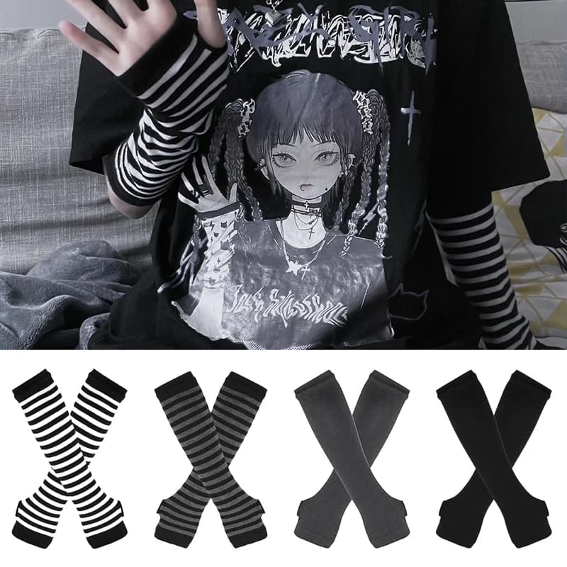 Fingerless Knit Arm Warmers