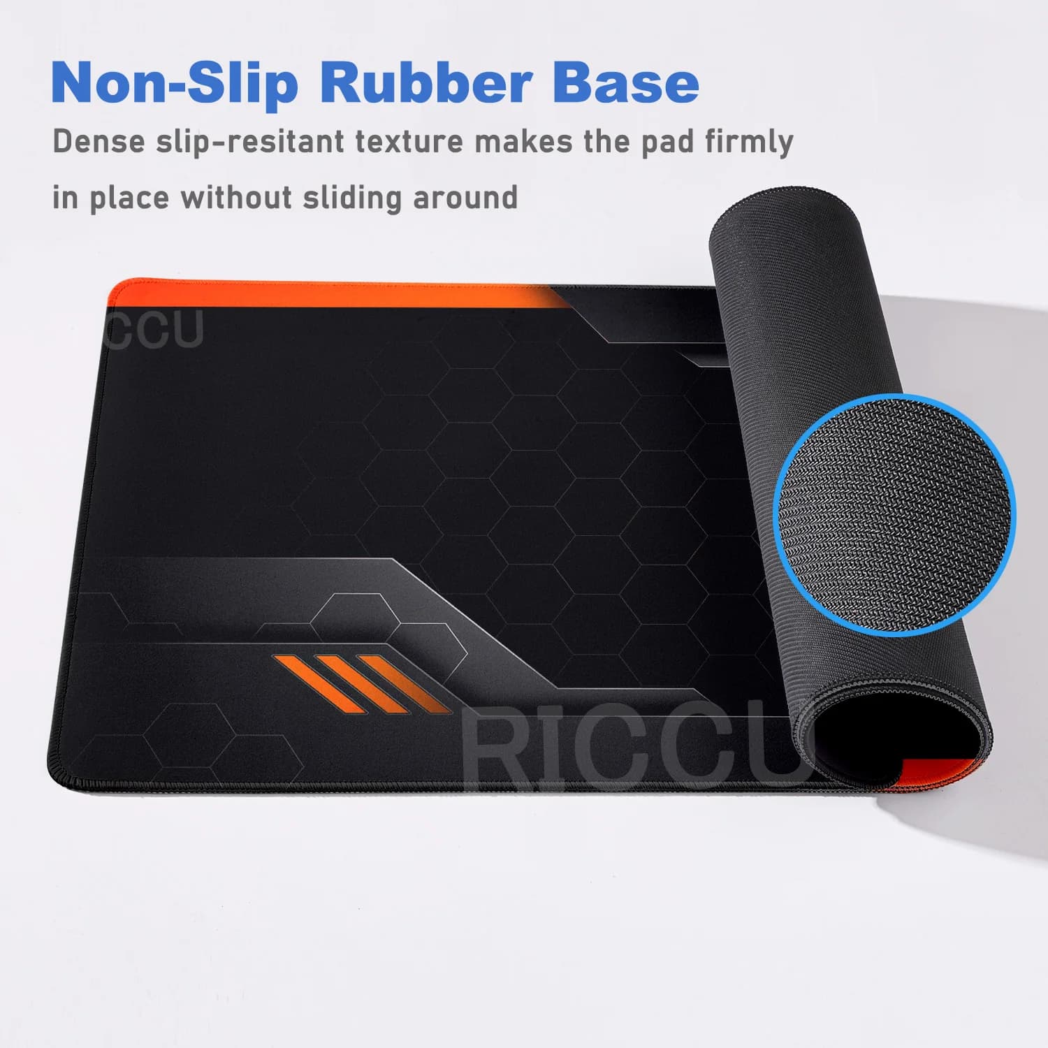 Large Gaming Desk Mouse Pad with Sci-Fi Design
