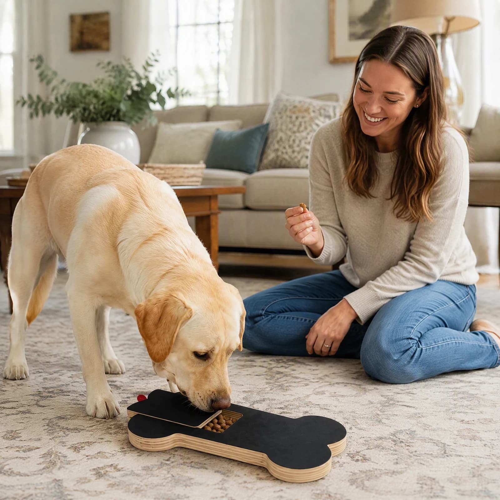 Dog Nail File Pad with Treat Holder