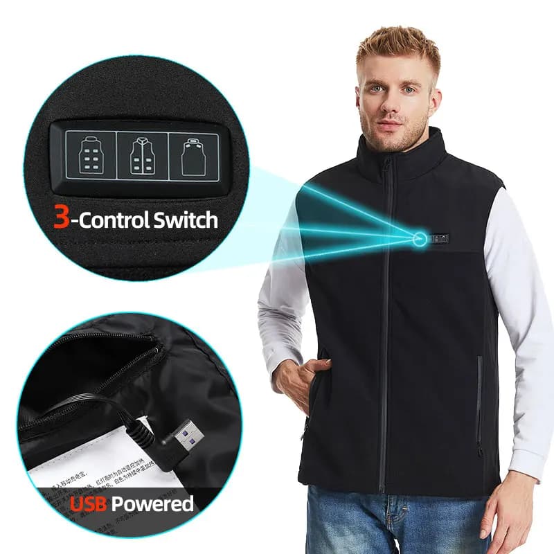 USB Rechargeable Heated Vest